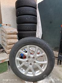   4 gomme invernali compresi di cerchio  