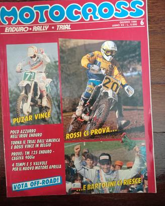 Rivista MOTOCROSS numero 6 del 1990