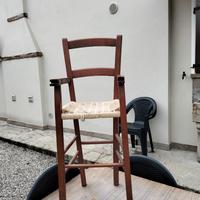 seggiolone in legno