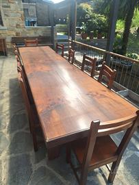 tavolo in legno massello