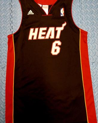Canotta Lebron James Miami Heat Adidas