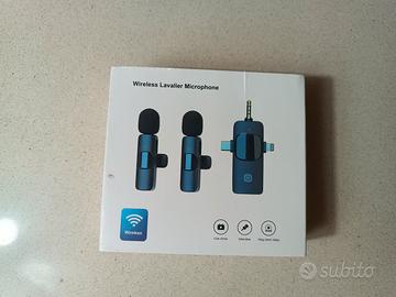 Kit 2 Microfoni Lavalier Wireless – Universale (US