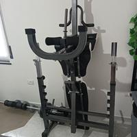 Panca reclinabile richiudibile con portabilanciere
