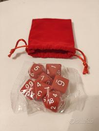 Set dadi rossi