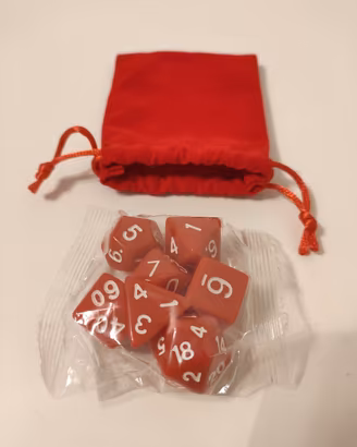 Set dadi rossi