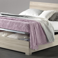 letto matrimoniale contenitore+materasso+topper