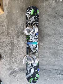 Burton AfterMarth 158 cm Snowboard + Attacchi M
