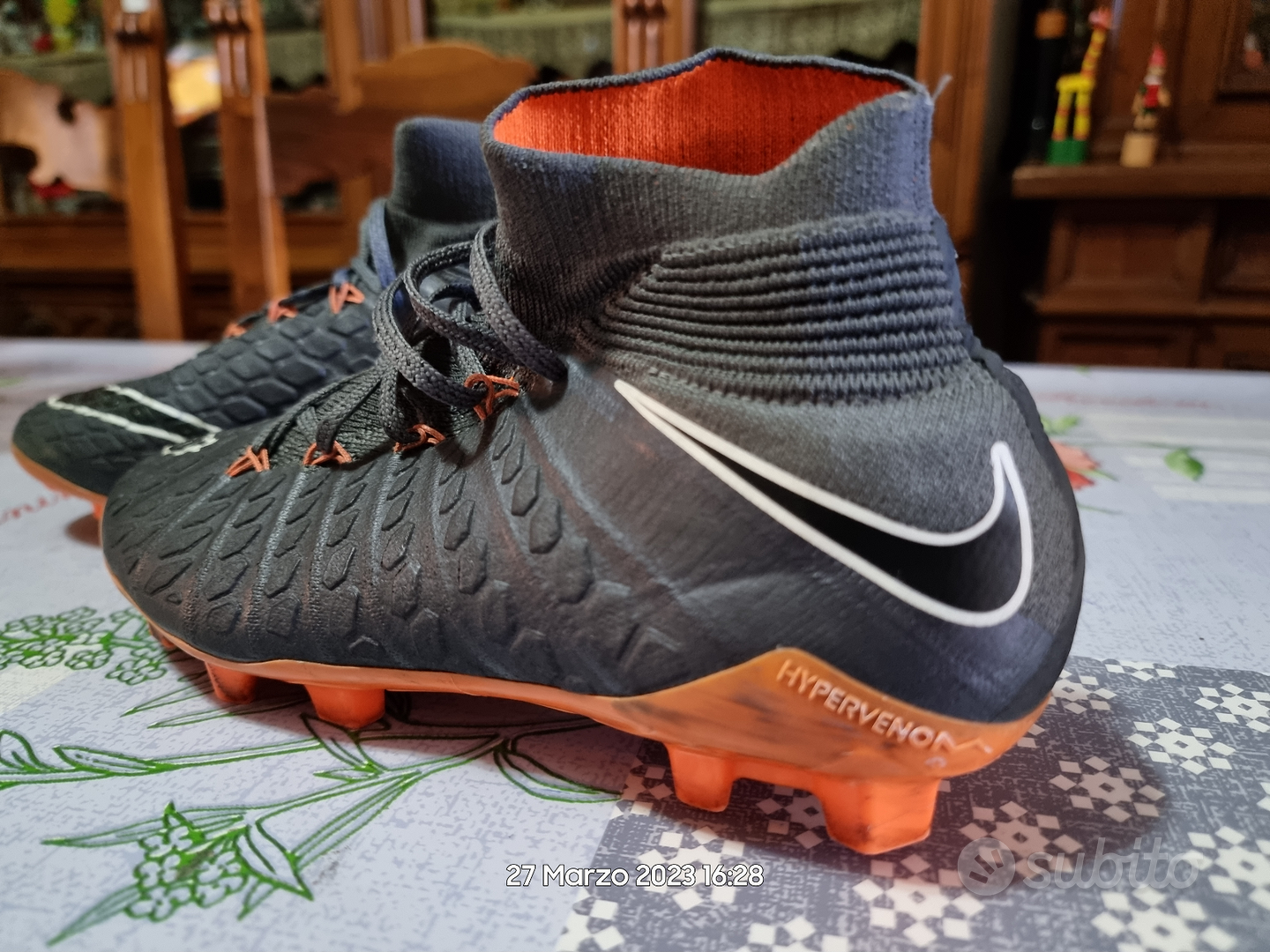 Nike hypervenom grigie e arancio sale