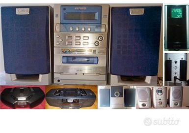 Impianto stereo mini Aiwa e altro