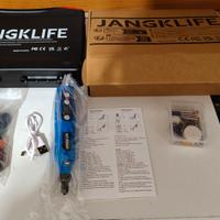 Mini trapano elettrico/incisore+accessori ricarica