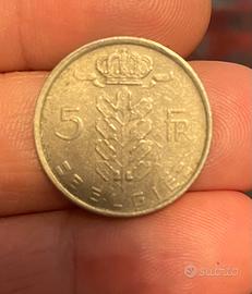 Moneta da 5 franchi belgi