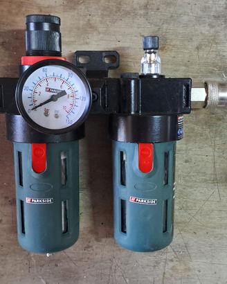 regolatore filtro oleatore aria compressa