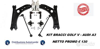 KIT BRACCI GOLF V - AUDI A3