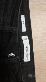 Jeans MNG (Mango) Neri Modello ISA - Taglia 36 EUR