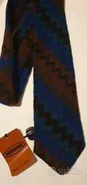 Cravatte Missoni in lana, nuove con cartellino