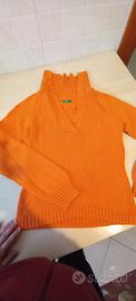 Maglione cotone  Arancione Benetton