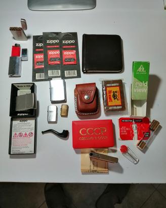 Accendini zippo portasigarette(accendino russo NO)