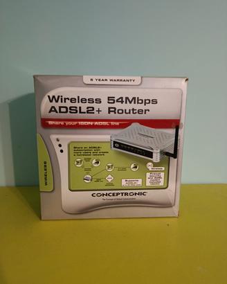 Router ADSL2+Wireless Conceptronic da 54 Mbps