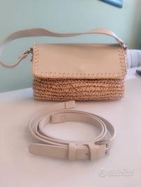 Borsa a tracolla Parfois in paglia originale