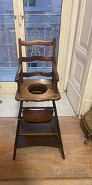 Seggiolone antico primi anni ‘900