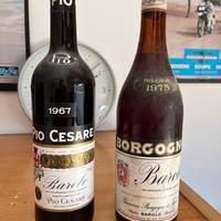 Barolo Borgogno 1975 Pio Cesare 1967 NON SPEDISCO