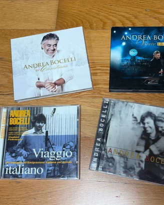 4 cd e 2 dvd andrea Bocelli