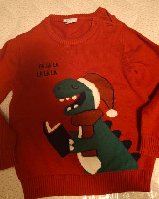 Maglione Natalizio Bambino 18-24 mesi Fagottino