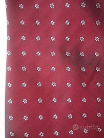 cravatta Bordeaux - Enzo Castellano Fatta a mano 1