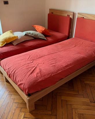 2 letti singoli e poltrona letto "naturalmente"