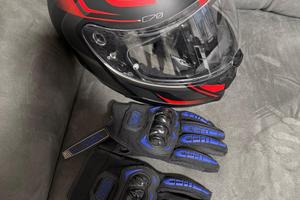 CASCO MOTO E GUANTI