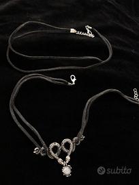 choker doppio con serpente 