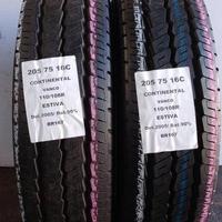 2 gomme 205 75 16c continental br167
