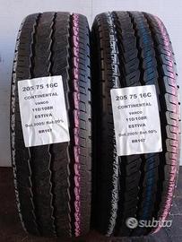 2 gomme 205 75 16c continental br167