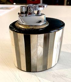 Accendino da tavolo vintage - lacca e corno