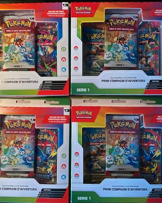 Pokemon - collezione primi compagni d’avventura