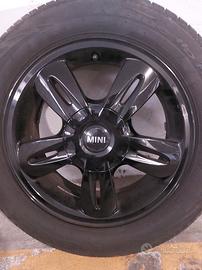 4 Cerchi Lega neri MINI oneD 15" + gomme 175-65-15