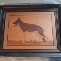 Quadro In Legno Cornice In Legno Raffigurante un P