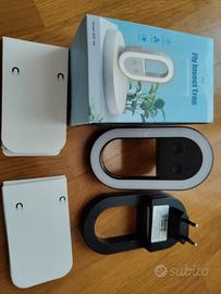 2 Trappole per Insetti Volanti UV Adesive Zanzare 