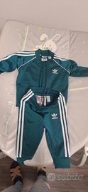 tuta adidas neonato 6-9 mesi