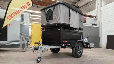Carrello rimorchio auto furgonato OFF-ROAD 4x4