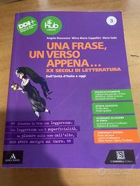 Libro: Una frase, un verso appena.. XX sec. lett.