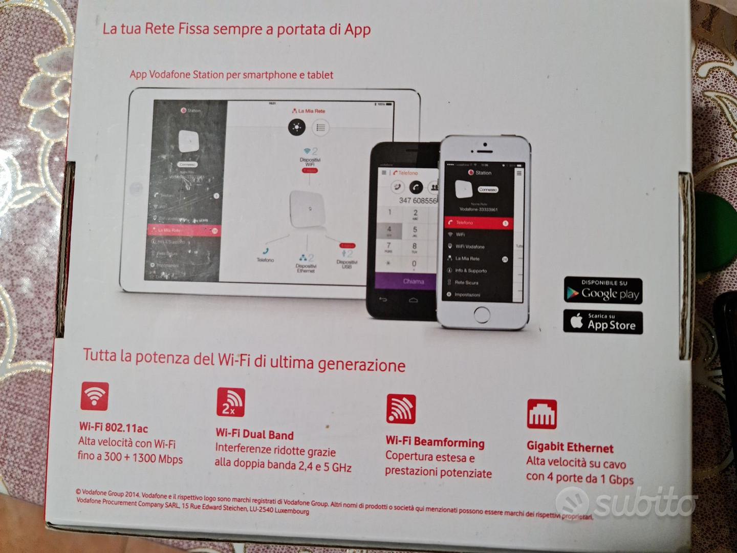 Vodafone station registratore di programmi - Audio/Video In vendita a Padova