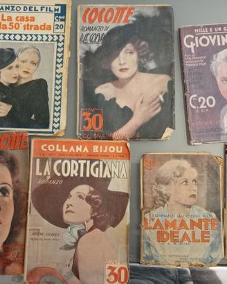 7 libri di film, da film, anni Trenta/Quaranta