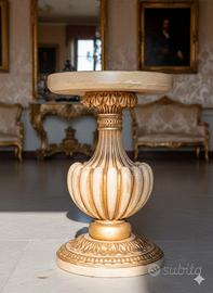 Tavolino veneziano dorato gamba per tavolo cristal