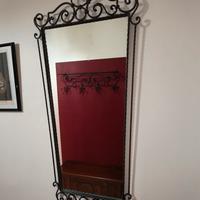 specchio e appendiabiti vintage 