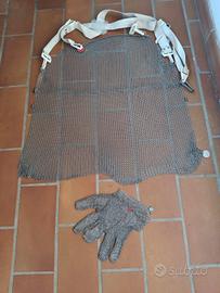 camice + guanto in acciaio