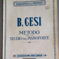 Metodo per lo studio del pianoforte B. CESI VII