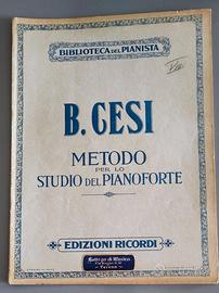 Metodo per lo studio del pianoforte B. CESI VII