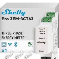 Shelly Pro ЗEM-3CT63, Contatore di Energia