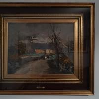 Dipinto originale olio su tavola firmato